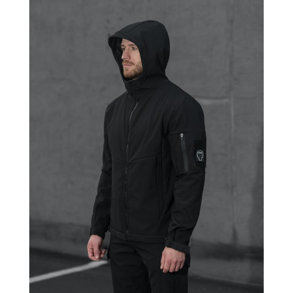 Куртка Softshell BEZET Робокоп 2.0 чорний -