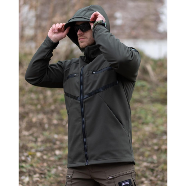 Куртка SOFTSHELL BEZET Omega хакі -