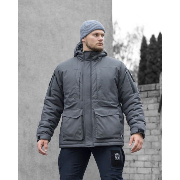 Куртка тактична зимова BEZET SnowPatrol сірий -