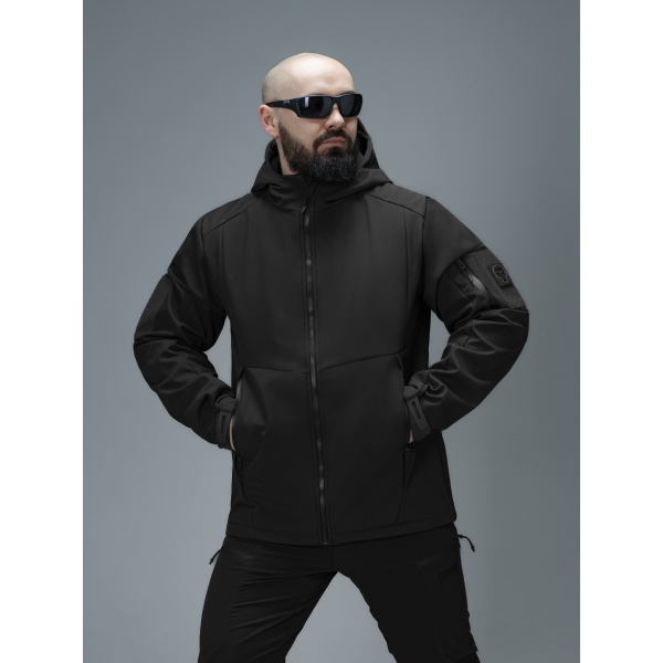 Куртка Softshell BEZET Робокоп GEN.III чорний -
