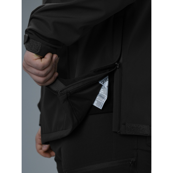 Куртка Softshell BEZET Робокоп GEN.III чорний -