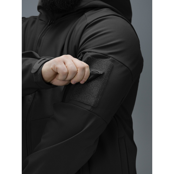 Куртка Softshell BEZET Робокоп GEN.III чорний -