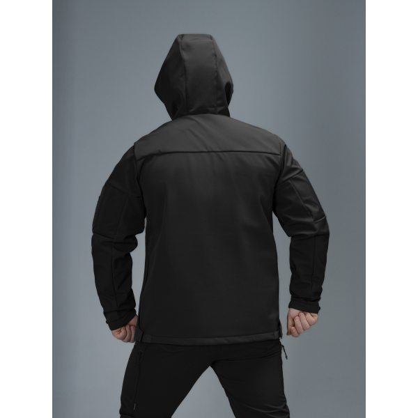 Куртка Softshell BEZET Робокоп GEN.III чорний -