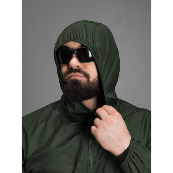 Куртка вітрівка швидкосохнуча BEZET SolarShield хакі -