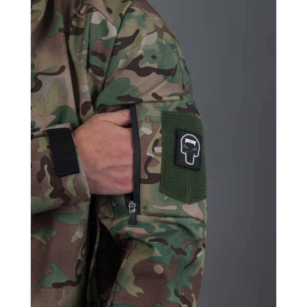 ТАКТИЧНИЙ КОМПЛЕКТ (КУРТКА SOFTSHELL BEZET РОБОКОП мультикам, БРЮКИ КАРГО ТАКТИЧНІ SOFTSHELL BEZET БАЙРАКТАР КАМУмультикамЛЯЖНИЙ) -