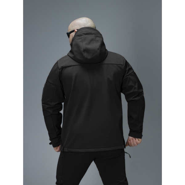 Куртка Softshell BEZET Робокоп GEN.III чорний -