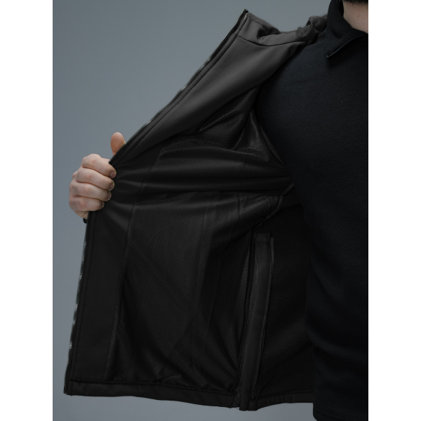 Куртка Softshell BEZET Робокоп GEN.III чорний -