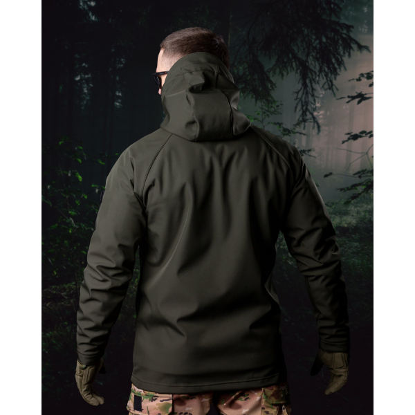Куртка SOFTSHELL BEZET Omega хакі -