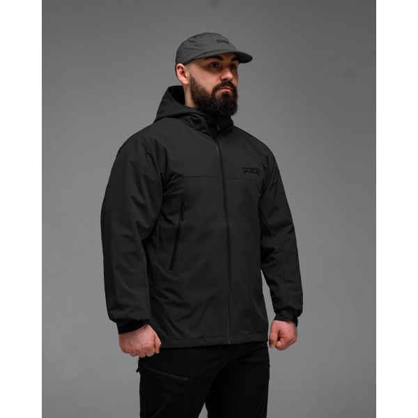 Куртка вітрівка BEZET WindBreaker чорний -