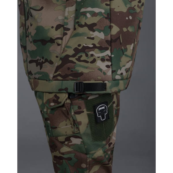 ТАКТИЧНИЙ КОМПЛЕКТ (КУРТКА SOFTSHELL BEZET РОБОКОП мультикам, БРЮКИ КАРГО ТАКТИЧНІ SOFTSHELL BEZET БАЙРАКТАР КАМУмультикамЛЯЖНИЙ) -