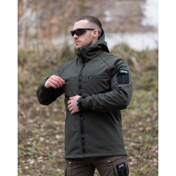 Куртка SOFTSHELL BEZET Omega хакі -