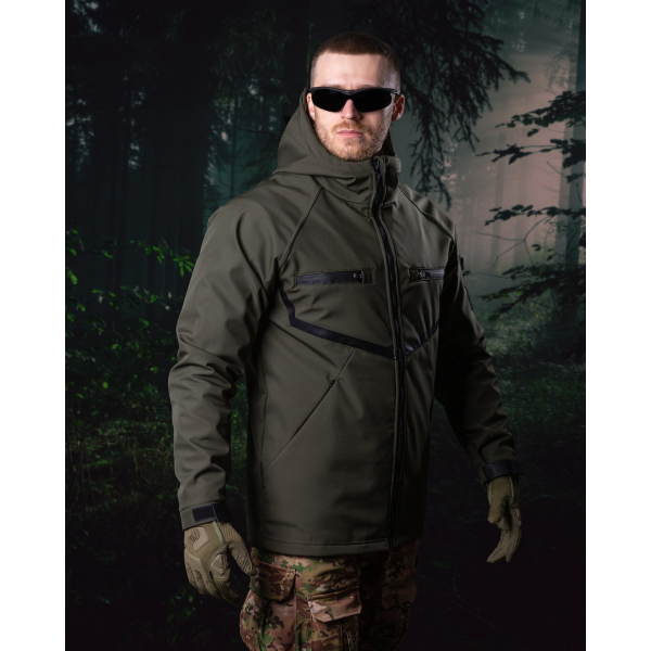Куртка SOFTSHELL BEZET Omega хакі -