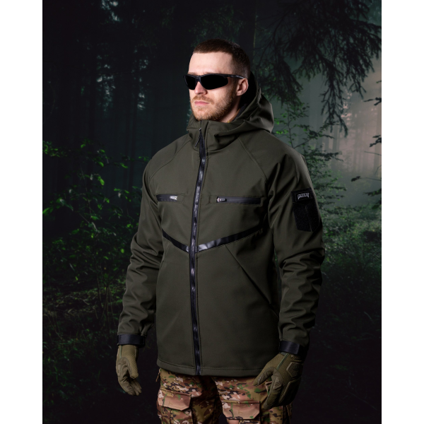 Куртка SOFTSHELL BEZET Omega хакі -