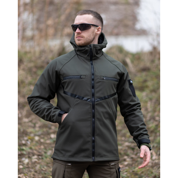 Куртка SOFTSHELL BEZET Omega хакі -