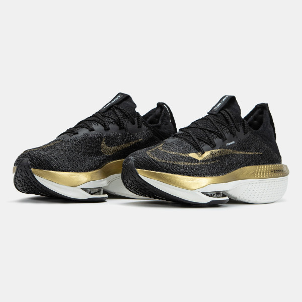 Nike Air Zoom Alphafly NEXT 2 Black Metallic Gold Grain DN3559-003