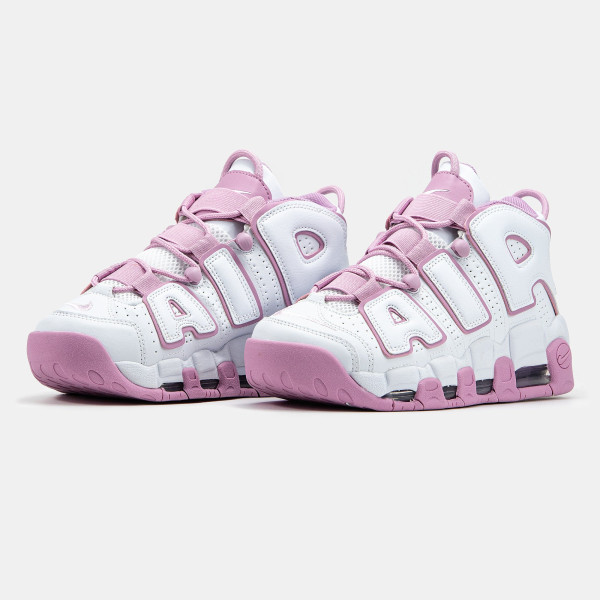 Nike Air More Uptempo 'White Rush Fuchsia' GS FN6976-100