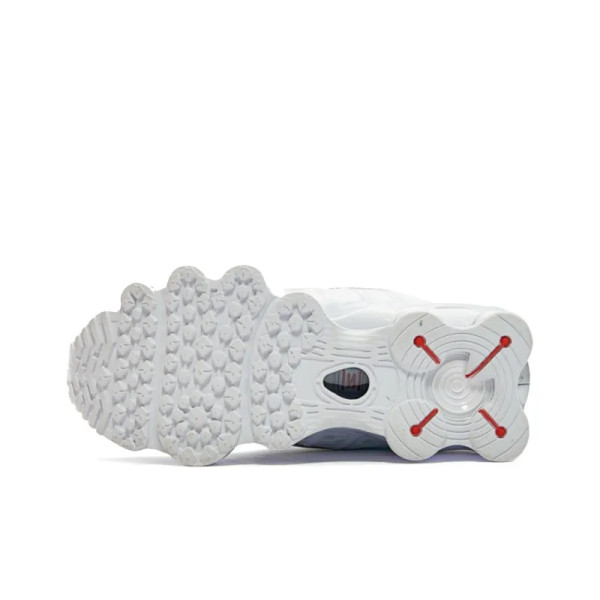 Nike Shox TL White Metallic Silver Max Orange Women's AR3566-100